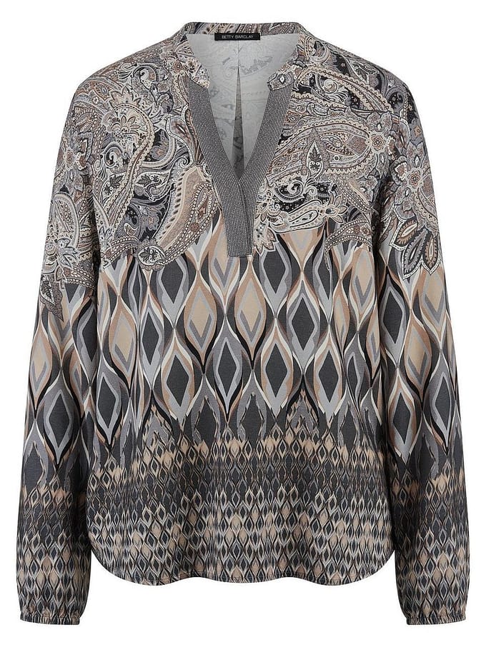 Blouse Van Betty Barclay grijs
