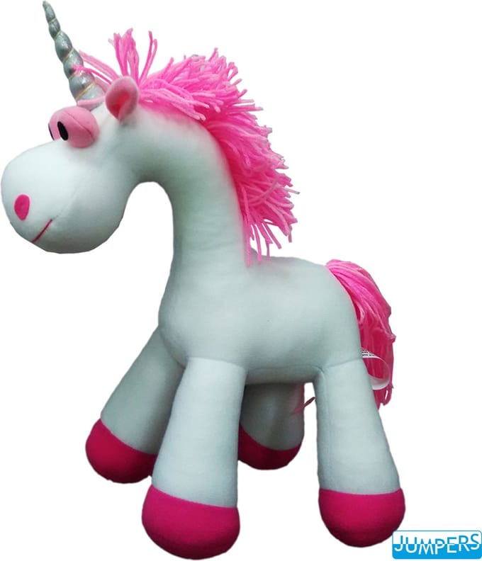 Wiebeldier Jumper Eenhoorn - Unicorn Kleur: Wit-Roze