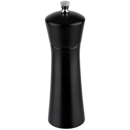 GGM Gastro (6 Stück) Salzmühle - MIDNIGHT - Holz - Höhe: 170mm - Schwarz