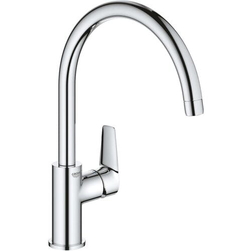 GROHE BauEdge Keukenkraan - Hoge uitloop - 360° draaibereik - Chroom