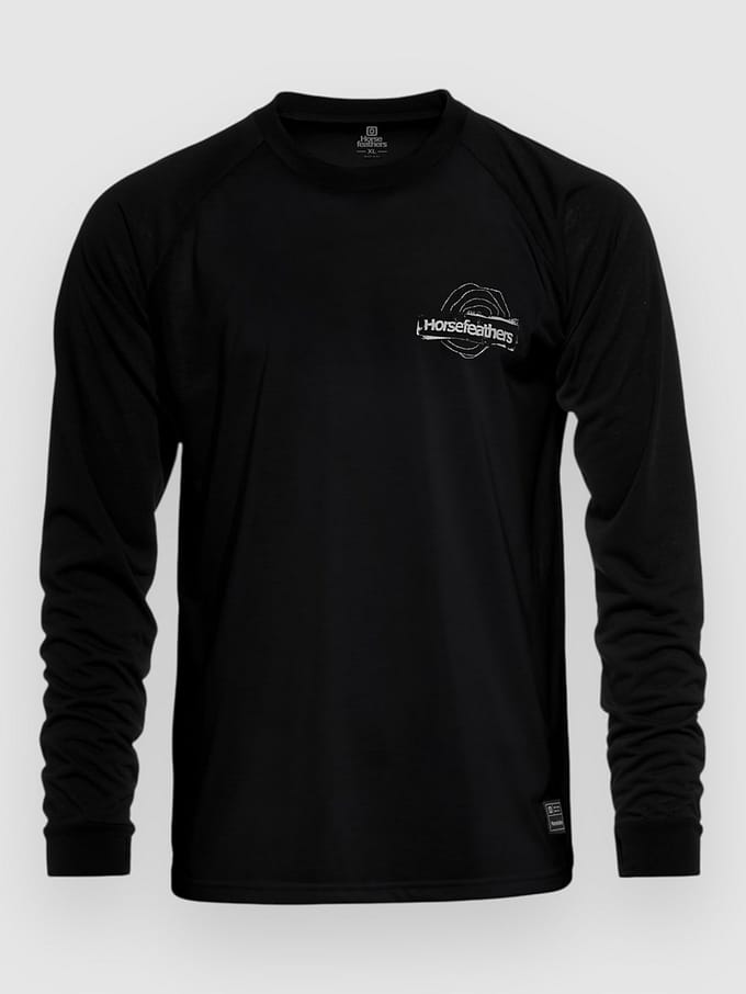 Horsefeathers Shank Longsleeve zwart