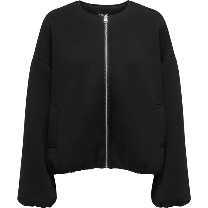 Regular fit sweatjack met viscose model 'LELLIE'