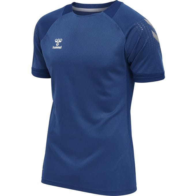Hummel Lead Poly T-shirt Met Korte Mouwen Blauw S Man