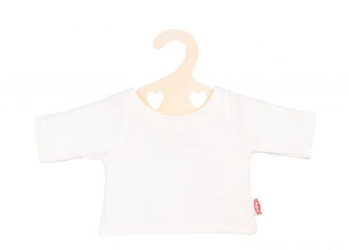 Heless poppen T-shirt wit - poppenkleding 35-45 cm op hanger.