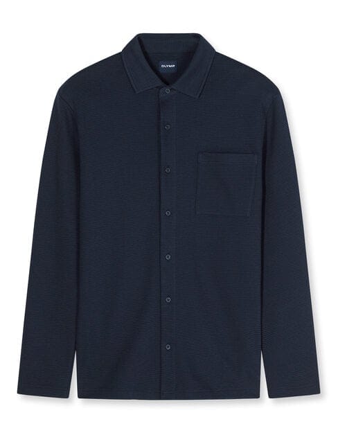OLYMP Casual Jersey, Marineblauw
