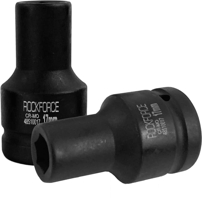 Rockforce RF-48510017 - Diepe Dopsleutel - 17mm - 1 inch - 6-zijdig