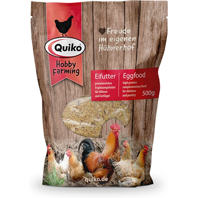 Dubbelpak: 2 x 500 g Quiko Hobby Farming Eivoer Vogel