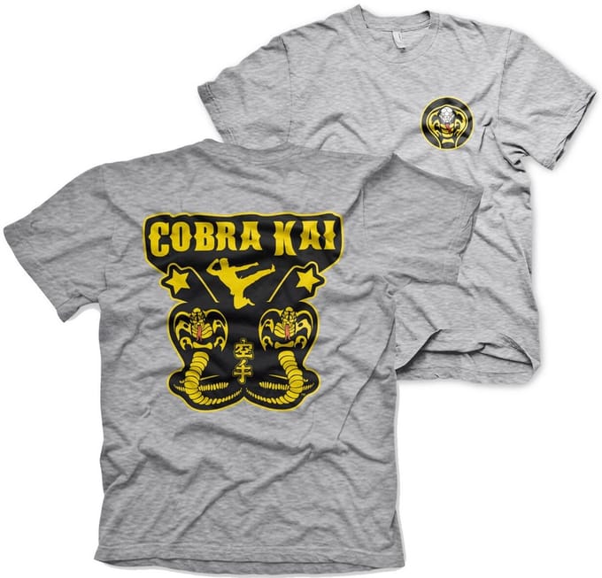 Cobra Kai Kickback T-shirt Heather-Grey