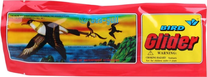 Lg-imports Werpvliegtuig Sea-gull 26 Cm Piepschuim Bruin