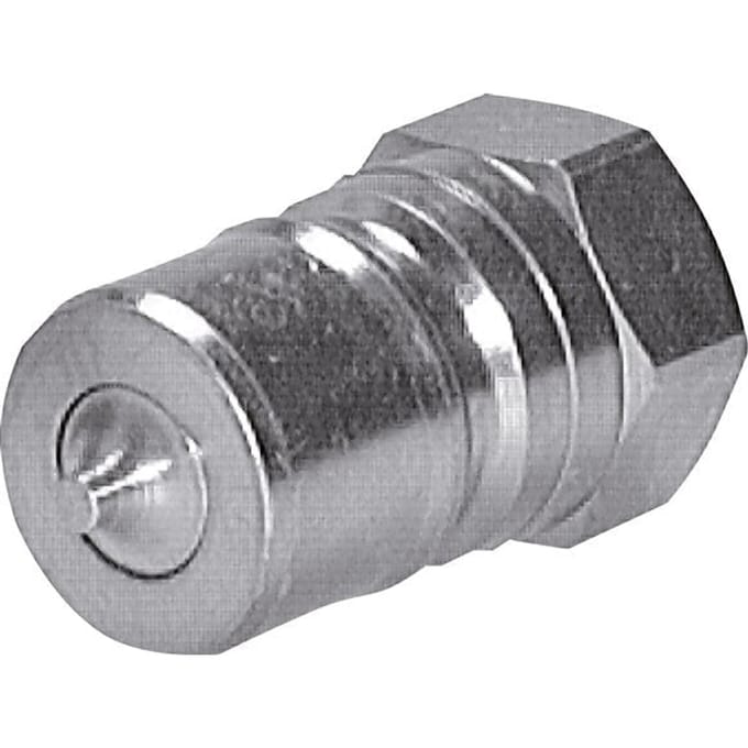 Stalen DN 40 Hydraulische Koppeling Insteeknippel 1 1/4 inch NPT binnendraad ISO 7241-1 B D 44.5mm