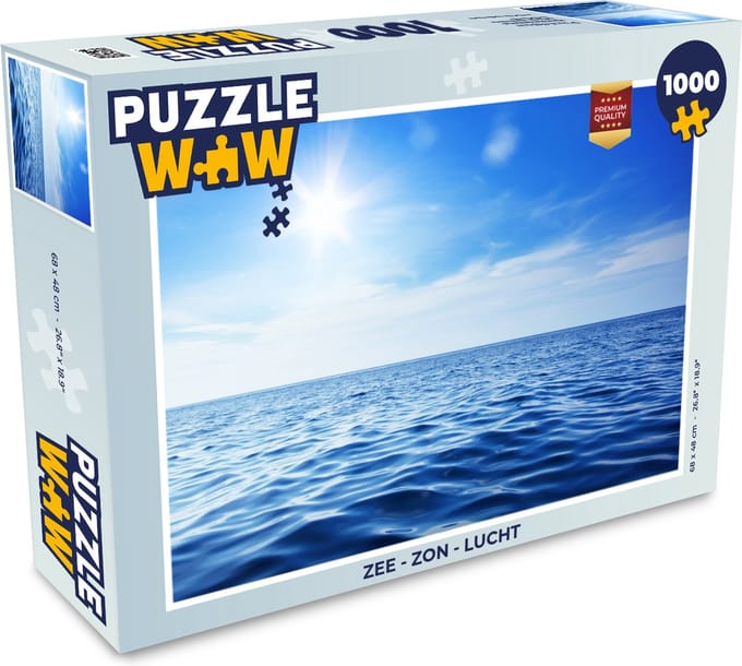 Puzzel Zee - Zon - Lucht - Legpuzzel - Puzzel 1000 stukjes volwassenen