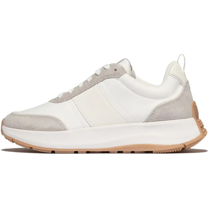 FitFlop F-mode flow suede-mix flatform sneakers