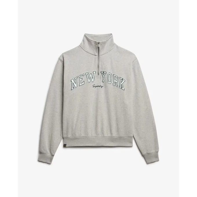 Superdry Athletic Essential Half Zip Sweater Dames - Maat 14