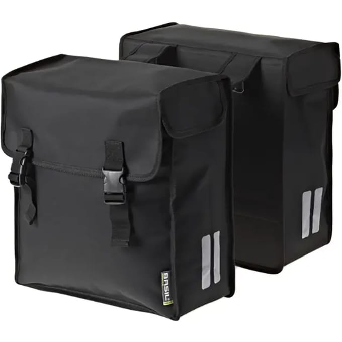 Basil Mara 3XL Dubbele fietstas - Zwart - 52 Liter