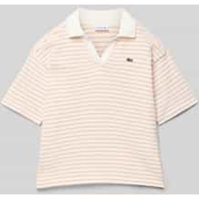 Poloshirt met V-hals