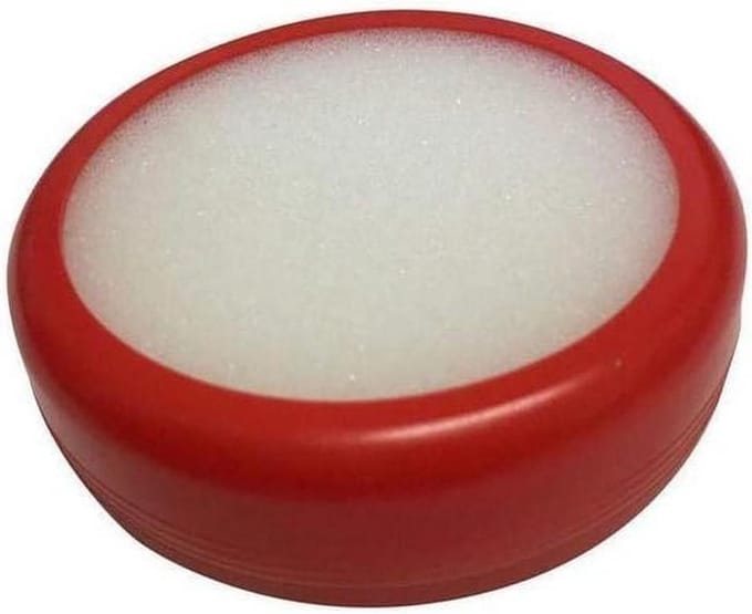Spons dempers - Vochtigheid pads - Valuta tellen - Set van drie - 3 stuks - Rood
