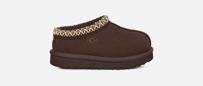 UGG® Tasman II for Kids in Dusted Cocoa, Size 5, Suede/Polyester/Wool