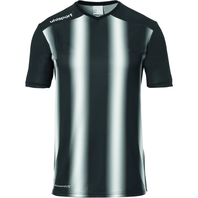 Uhlsport Stripe 2.0 Shirt Kind Zwart-Wit Maat 140