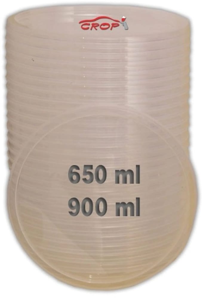 Deksels voor FINIXA Mengbekers 650ml & 900ml - 50 stuks