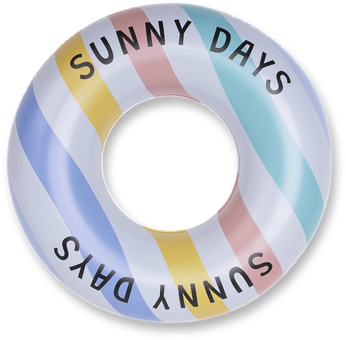 Beach & Palms - zwemband - Ø55 cm - Meerkleurig - sunny days - kind