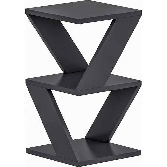 Asir - Bijzettafel - Antraciet - 50 x 30 x 30 cm