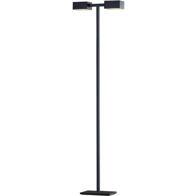 Viokef LED vloerlamp Nosto van staal, kappen neigbaar