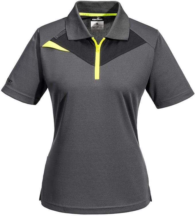 Portwest DX4 Dames Poloshirt K/M DX409 - Mol grijs - L