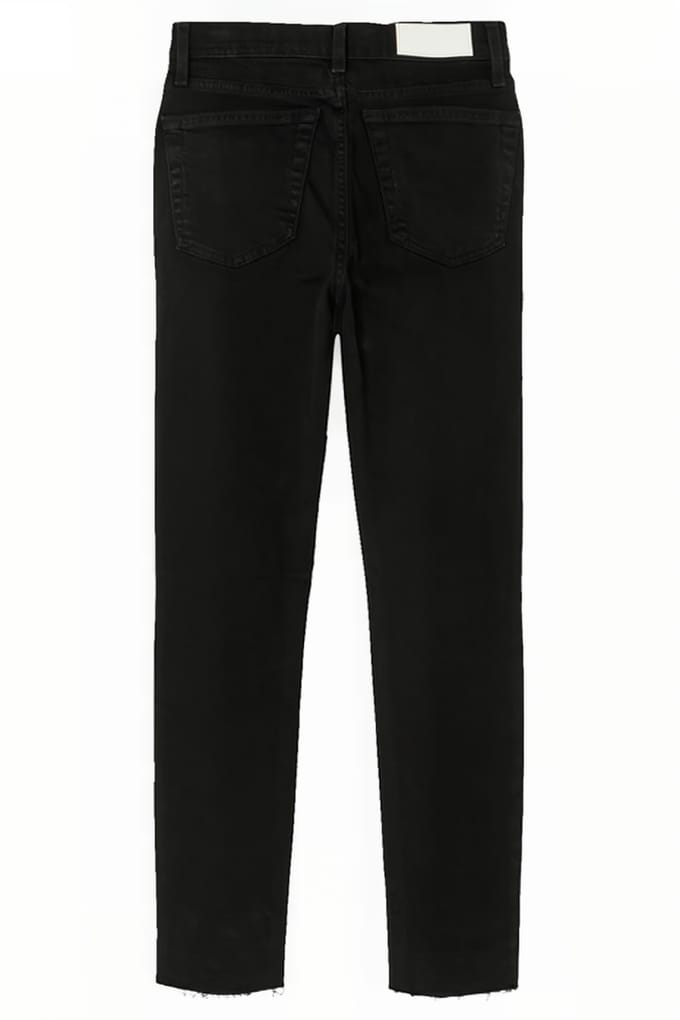 RE/DONE 90s High Rise Ankle Crop Black Größe: 24 | Slim Jeans Outlet | Damen | Schwarz
