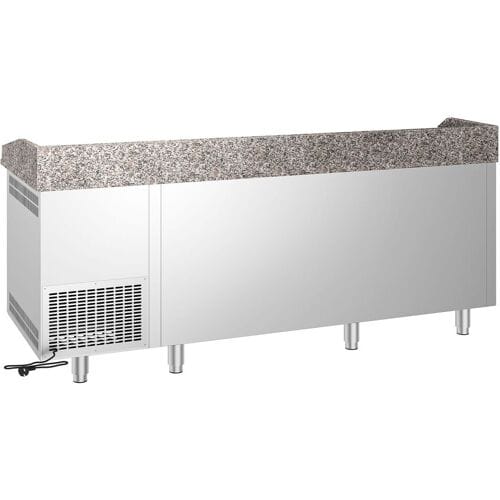 GGM Gastro Pizzakühltisch PREMIUM - 2150x800mm - mit 3 Türen & 3 Schubladen