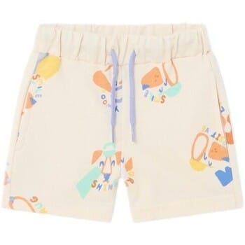 Broek Mayoral 1243 Bermuda punto estampada Crudo