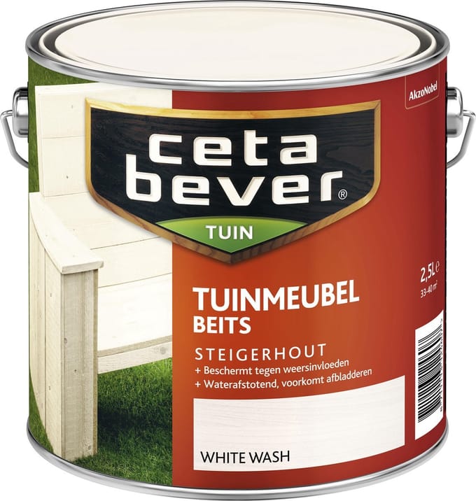 CetaBever Steigerhoutbeits - 5L - Whitewash