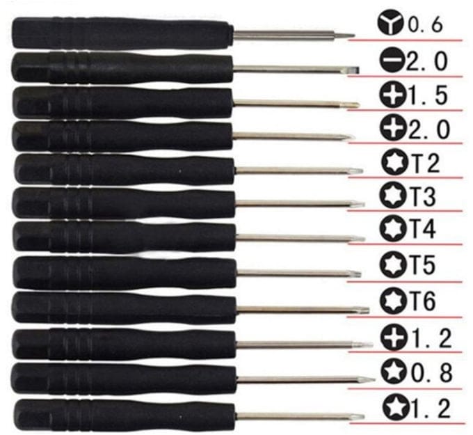 OTRONIC® 12 Mini schroevendraaiertjes