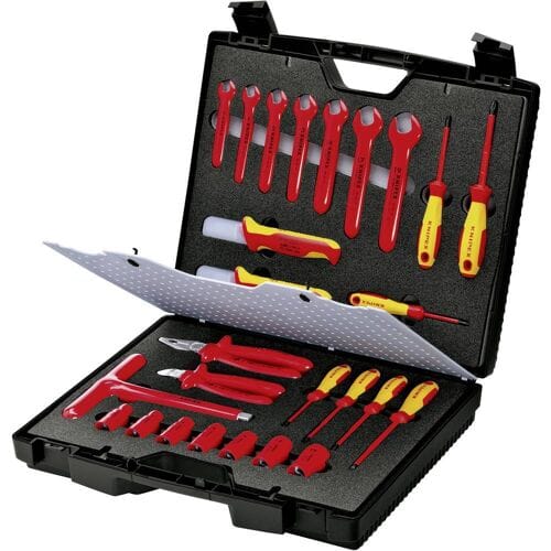 Knipex 26-delige gereedschapskoffer met geïsoleerd gereedschap