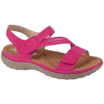Rieker Sandals 64870, Vrouwen, Roze, Sandalen, maat: 36