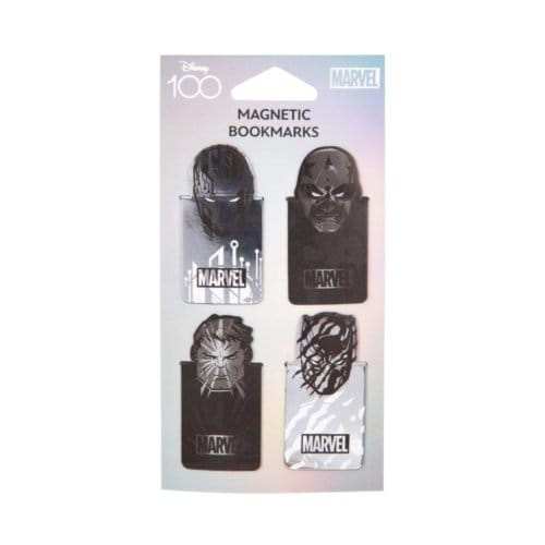 Disney 100 black collection avengers - magnetische boekenlegger 4 stuks