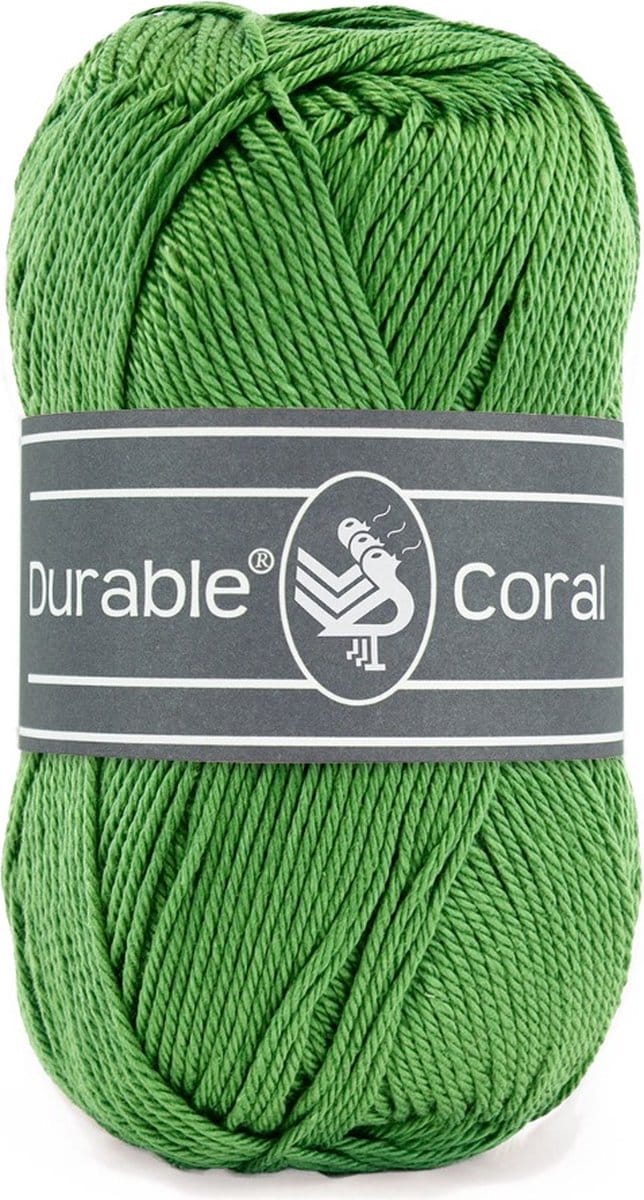 Durable Coral - 2152 grass green - Gemerceriseerd Katoen Garen