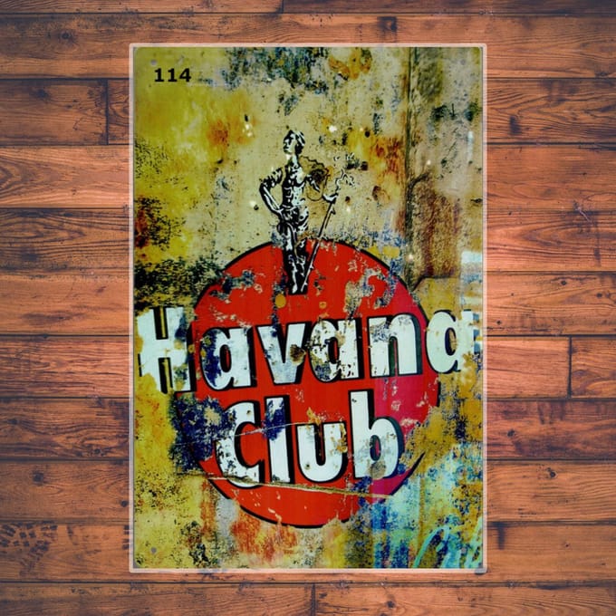 Wandbordje Havana Club