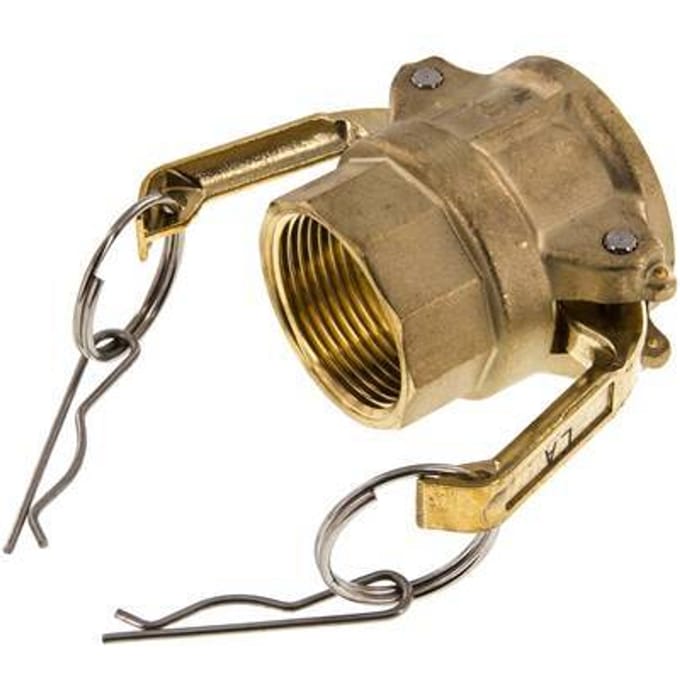 Camlock DN 32 (1 1/4'') Koppeling MessingRp 1 1/4'' met binnendraad Type D MIL-C-27487