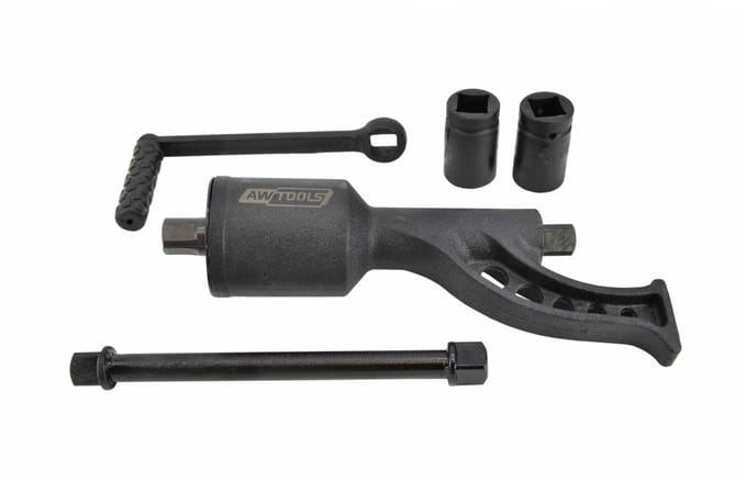 AWTools Serie - Slagmoersleutel - 7500 Nm - Antislip Handgreep - Compact Ontwerp