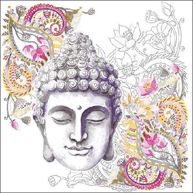 Ambiente servetten - 33x33cm - 20 stuks - Buddha