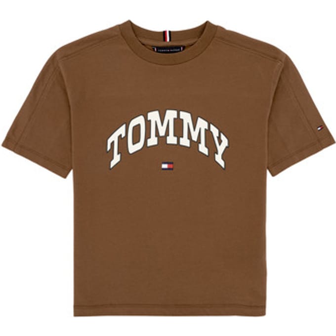 Tommy Hilfiger  T-shirt Korte Mouw VARSITY RAISED PRINT TEE SS