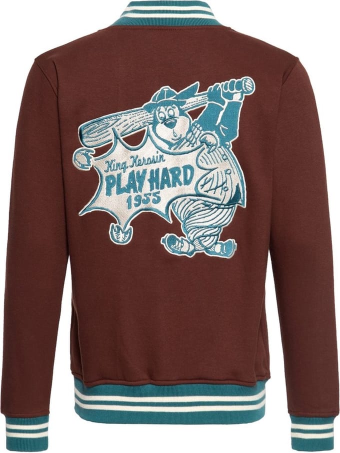 King Kerosin Play Hard College-sweatjack, bruin