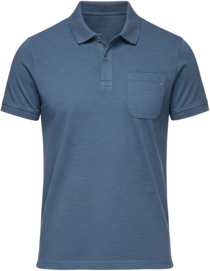 OMBRE Polo - Regular Fit - Katoen - Korte Mouw Donkerblauw M