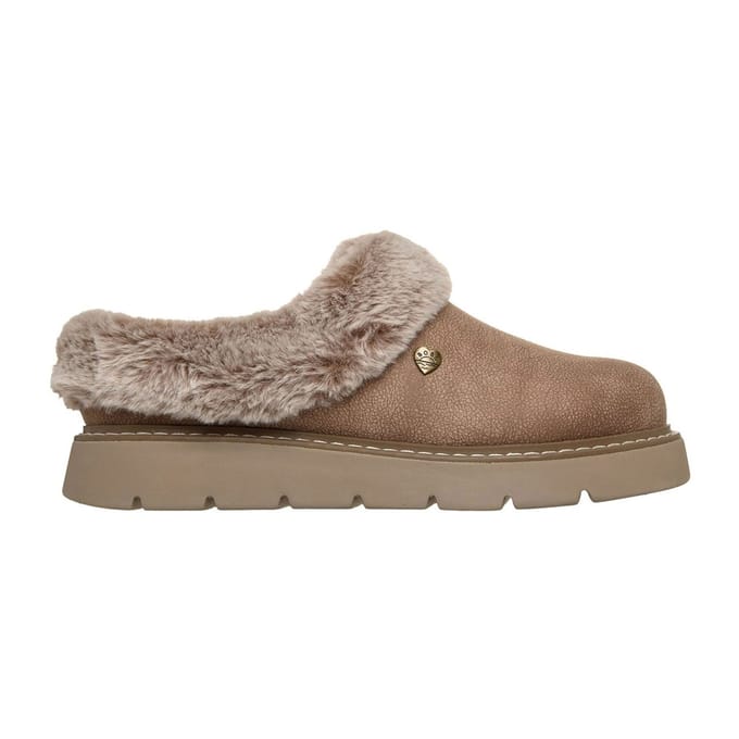 Skechers KEEPSAKES LITE - COZY BLEND Dames Sloffen - Taupe