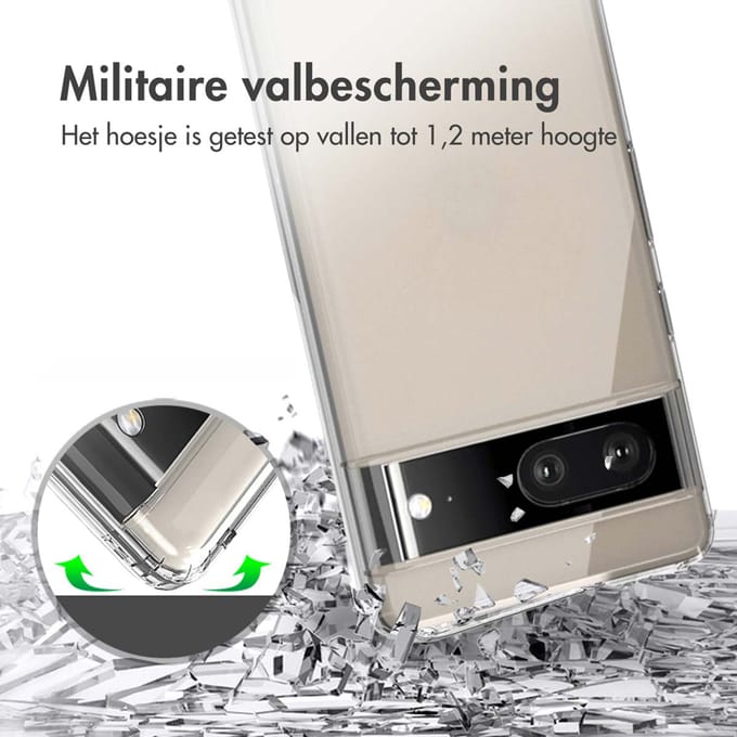 Accezz Hoesje - Geschikt voor Google Pixel 7 - Xtreme Impact Backcover 2.0 - Transparant