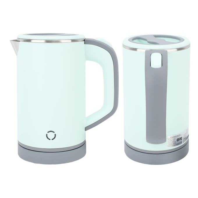 Elektrische Waterkoker 0.8L 600W Snelkokend Anti Droogkoken Roestvrijstalen Waterkoker voor Thuisgebruik L white