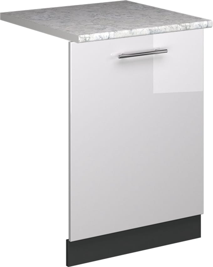Vicco Fame-Line Vaatwasserfrontpaneel – 60 cm, WB Marmer Wit Hoogglans
