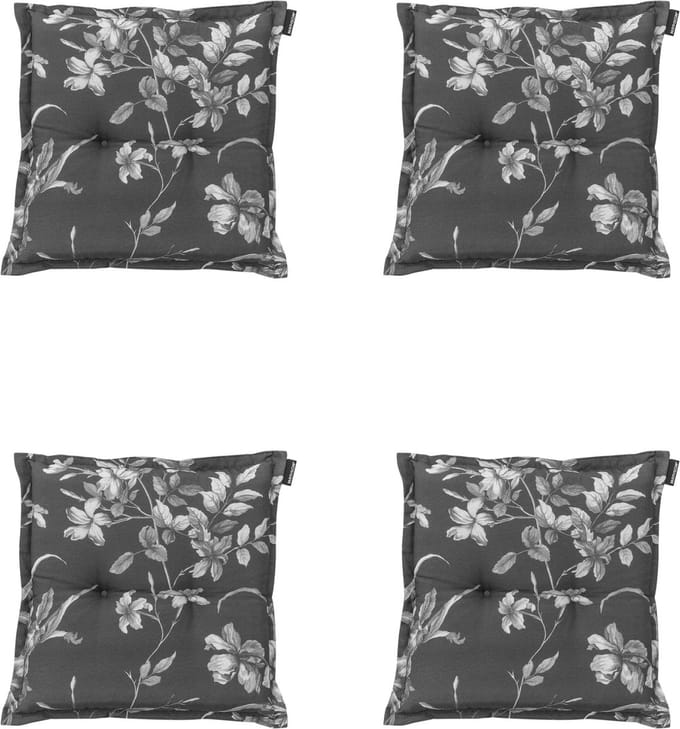 Madison - Zitkussens - Universeel - 4 st - 50x50cm - Rose Grey - Grijs