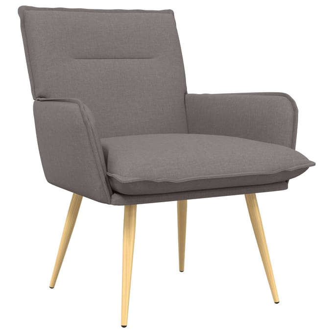 vidaXL - Fauteuil - Taupe - Stof