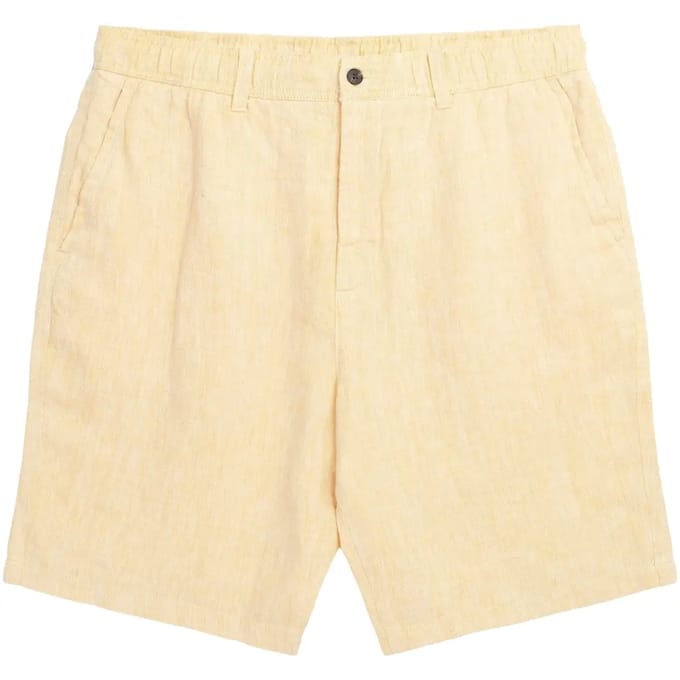 Short van linnen met een ruitpatroon KnowledgeCotton Apparel Fig